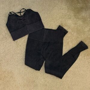 Ribbed workout set